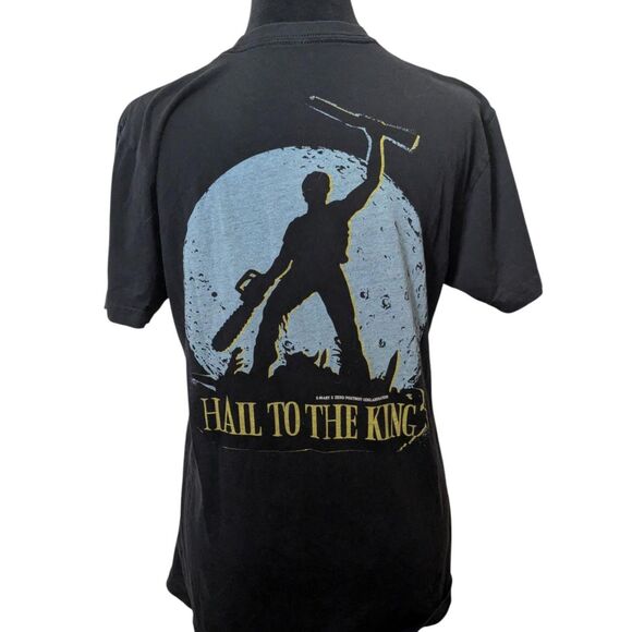 Zero Foxtrot S-Mary "Hail to the King" Evil Dead T-Shirt - Picture 4 of 4